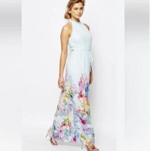 Ted Baker Hanging Gardens Maxi Dress, Mint Size 0